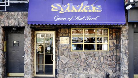 Sylvia's is one of the most famous restaurants in Harlem.