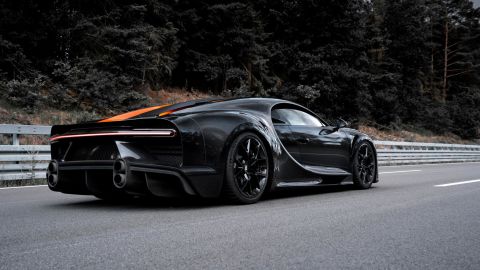 Bugatti created special tires to withstand the stress of driving at 300 miles per hour.