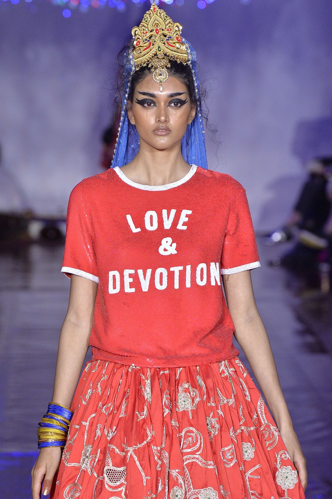 Ashish's SS17 at London Fashion Week incorporated Indian design.