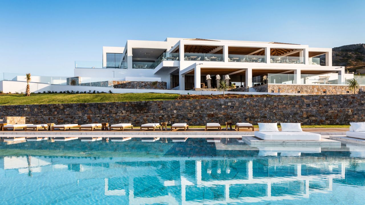 <strong>Abaton Island Resort and Spa, Crete:</strong> The lavish resort has 152 rooms, suites and villas, many of which include their own private pool.