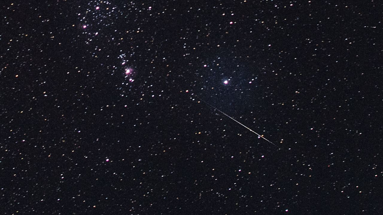 Geminid meteor shower 2018