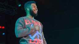 EL PASO, TEXAS - SEPTEMBER 01: Khalid performs onstage during 'A Night For Suncity' benefit concert with Khalid & Friends at the Don Haskins Center on September 01, 2019 in El Paso, Texas. (Photo by Rick Kern/Getty Images for Live Nation )