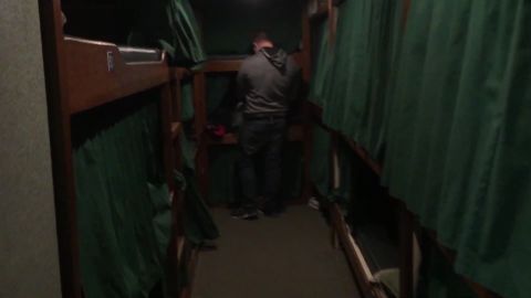 Footage from a 2018 video aboard the Conception shows beds separated by curtains. 