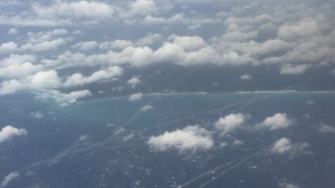 Hurricane Hunters fly above the Bahamas after being inundated by Dorian