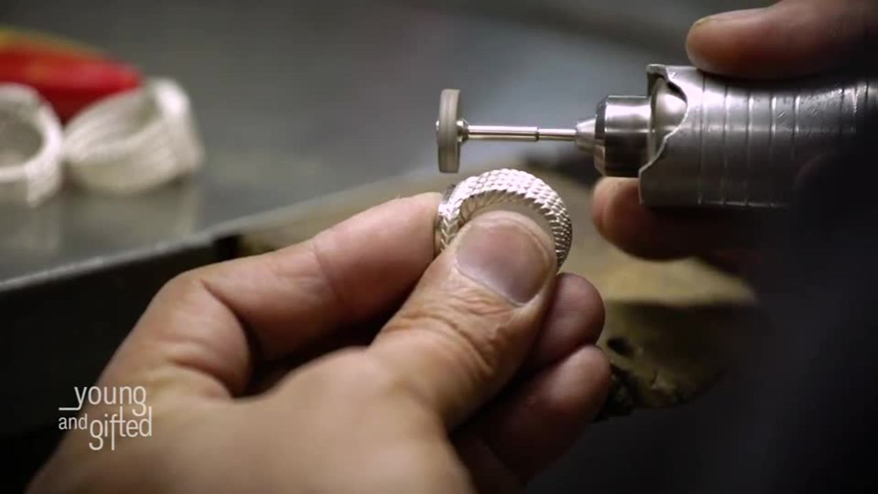 Cerimani uses recycled gold and silver and ethically sourced gems.