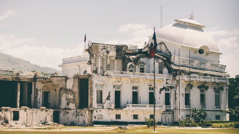 <strong>Presidential Palace, Port au Prince, Haiti: </strong>The Haitian earthquake in 2010 caused widespread devastation and suffering. One of the most striking visual impacts of the disaster was on the country's presidential palace.