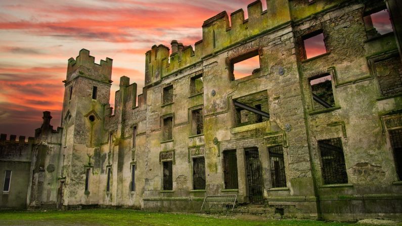 <strong>Duckett's Grove, Carlow, Ireland</strong>: Once a 19th century great house, later a base for the paramilitary Irish Republican Army and then destroyed in a fire. Now the empty rooms of Duckett's Grove give a sense of the changing nature of Irish histoy.