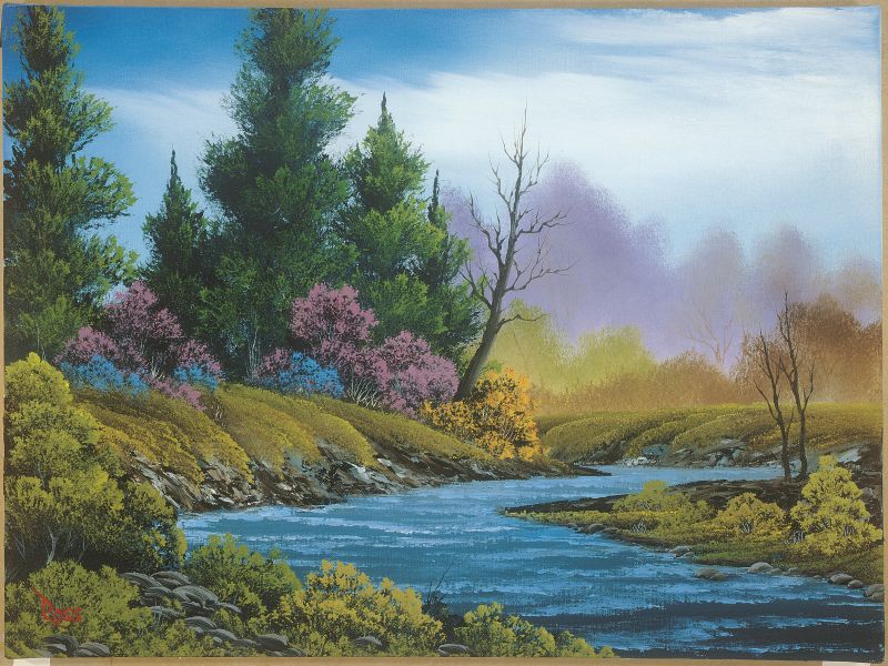 The work of beloved TV artist Bob Ross is finally being recognized