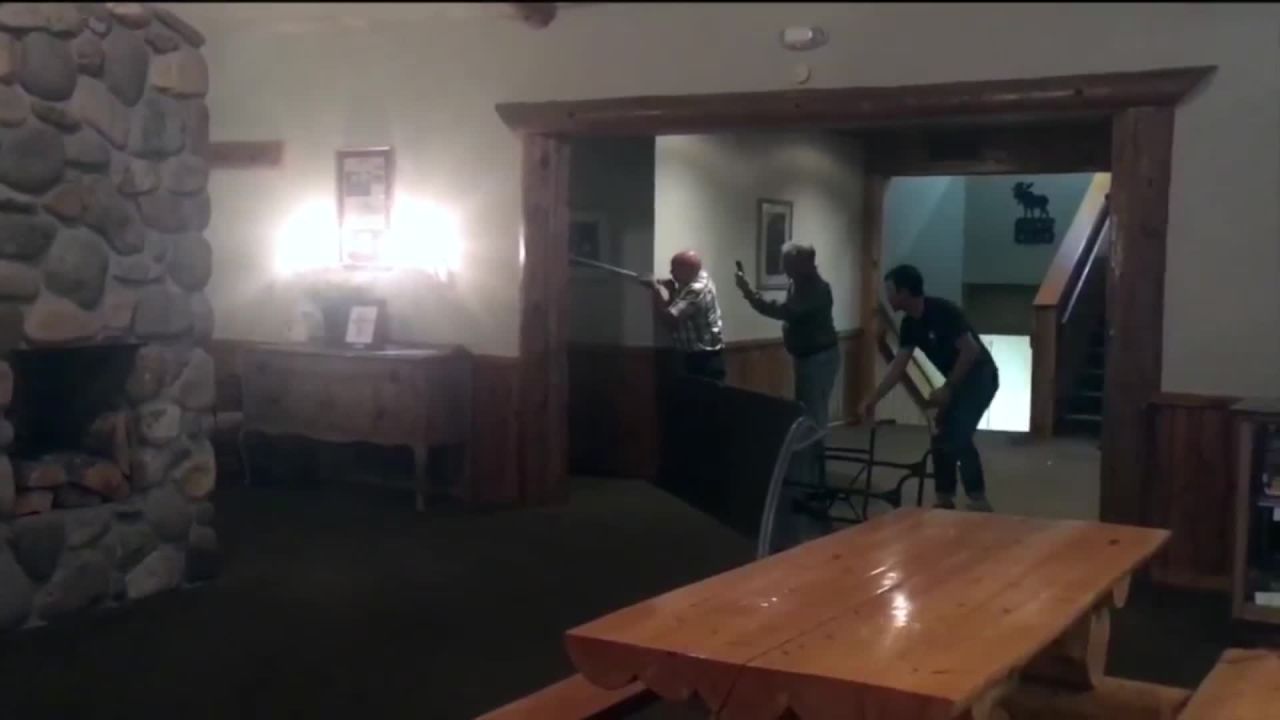 Video of the incident has been shared more than 1,000 times on Facebook.