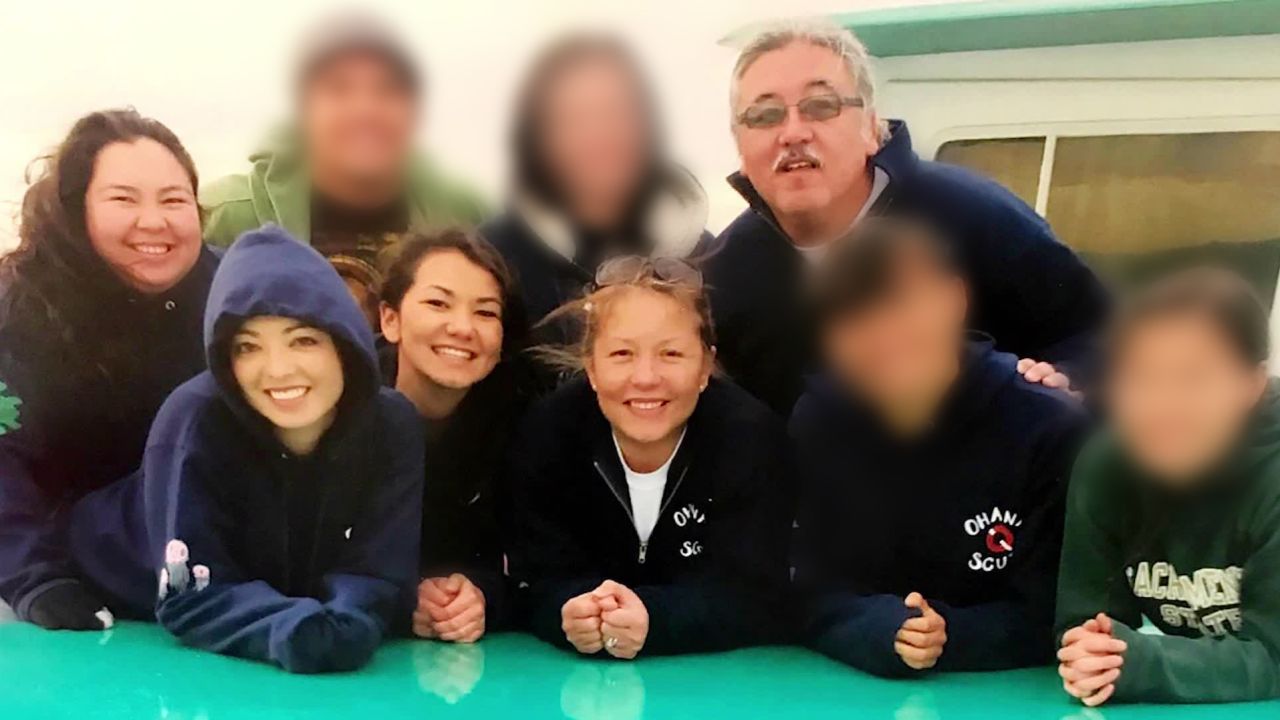 Five members of the Quitasol family were on the Conception when it caught fire. They have been identified by relatives as Evan Quitasol (from left), Nicole Quitasol, Angela Quitasol, Fernisa Sison, and Michael Quitasol.