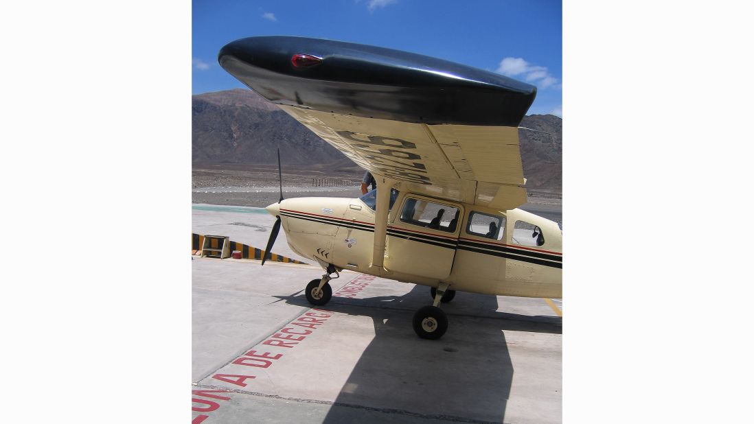 <strong>Up on high: </strong>The best way to see the Nazca Lines is from a small plane that flies over the desert.