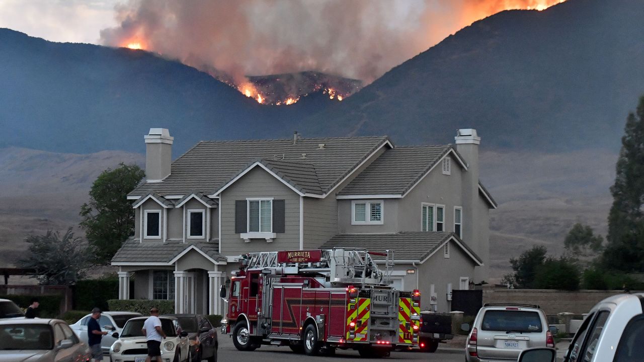 Mandatory evacuations have been issued for Murrieta as the Tenaja fire creeps closer to residential areas. 