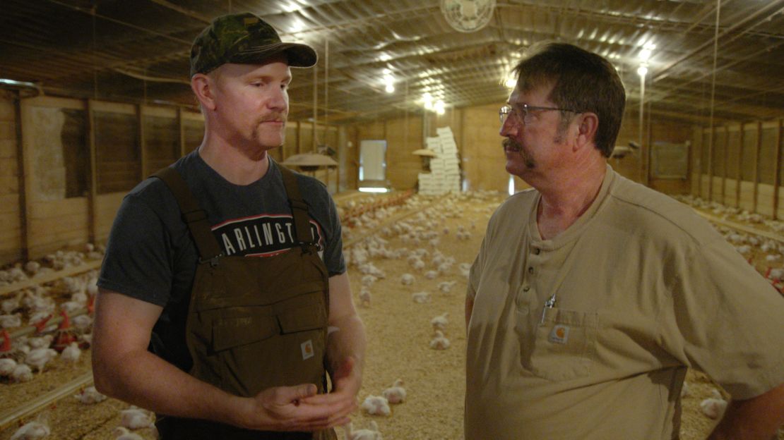 Morgan Spurlock and Jonathan Buttram in 'Super Size Me 2: Holy Chicken!'