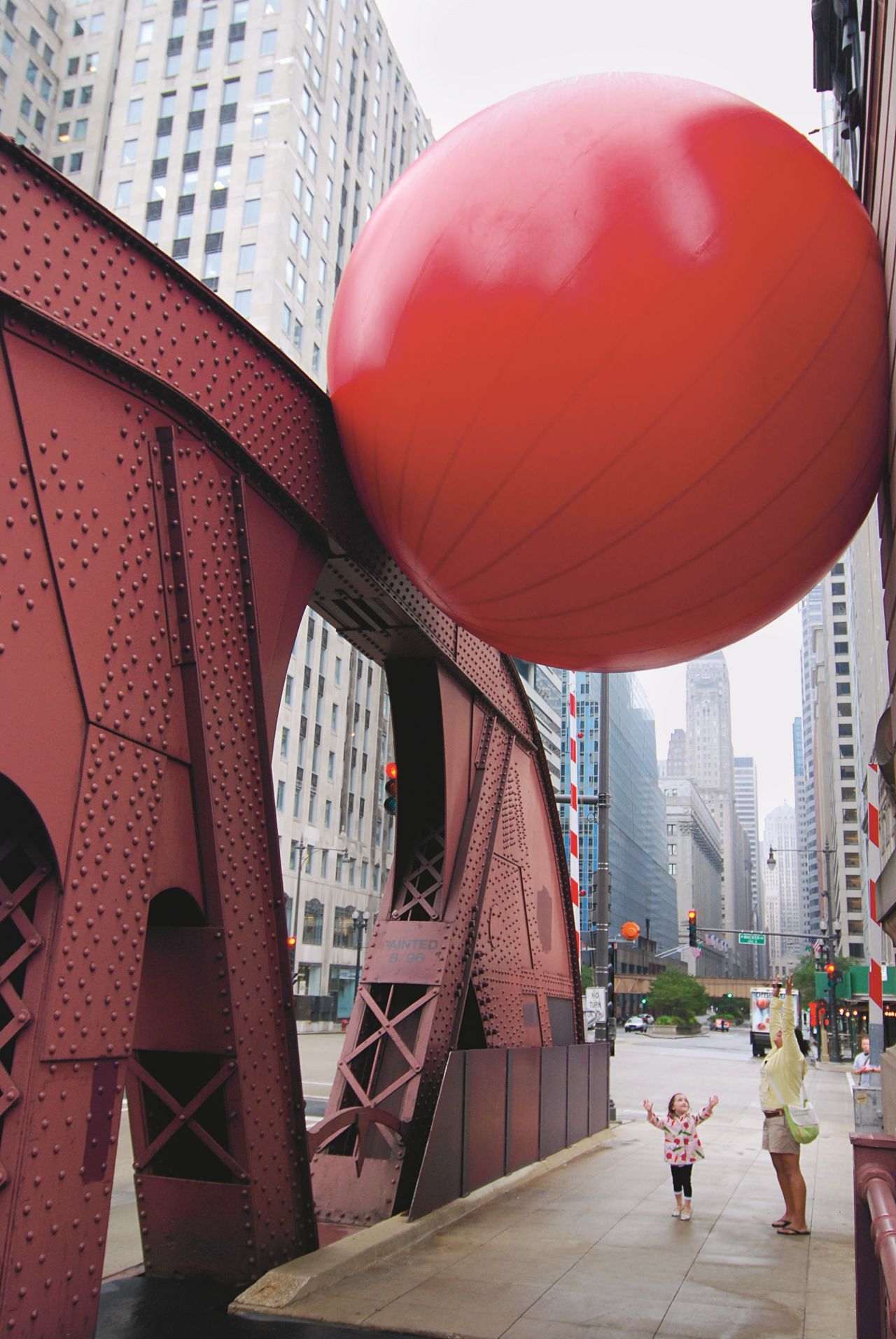 Started in 2001, the ongoing RedBall Project is a globetrotting temporary art intervention featuring a huge red vinyl sphere squeezed into unexpected spaces 
