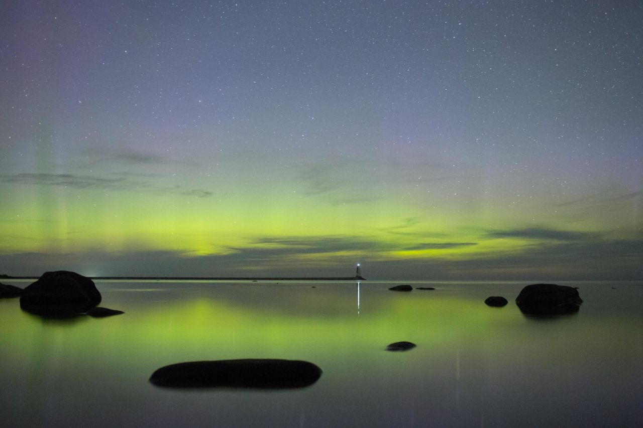 The Aurora Borealis is seen in the sky over Lake Ladoga in Leningrad Region, Russia, on Sunday, September 1. <a href="https://www.cnn.com/2019/08/30/world/gallery/week-in-photos-0830/index.html" target="_blank">See last week in photos</a>