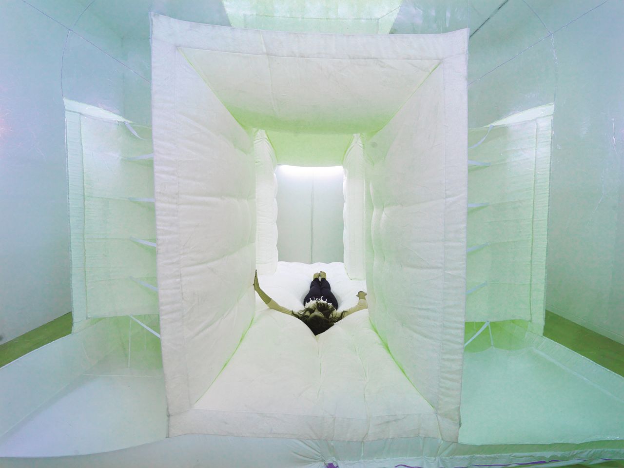 Roomograph was designed by artist Alex Schweder for deCordova Sculpture Park and Museum in Lincoln, Massachusetts in 2011