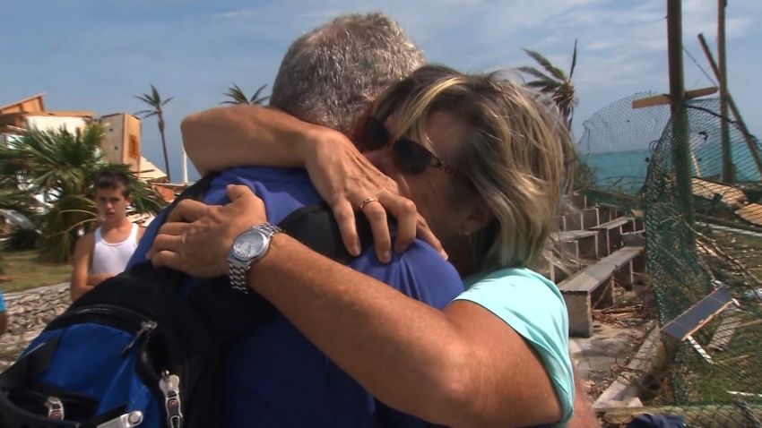 husband wife reunite abaco islands