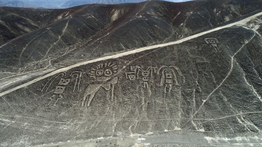 The Nazca lived in the first centuries CE in what is now Peru.