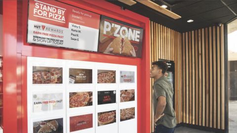 Pizza Hut is working on "cubbies" that make it easier for customers to pick up food they ordered.