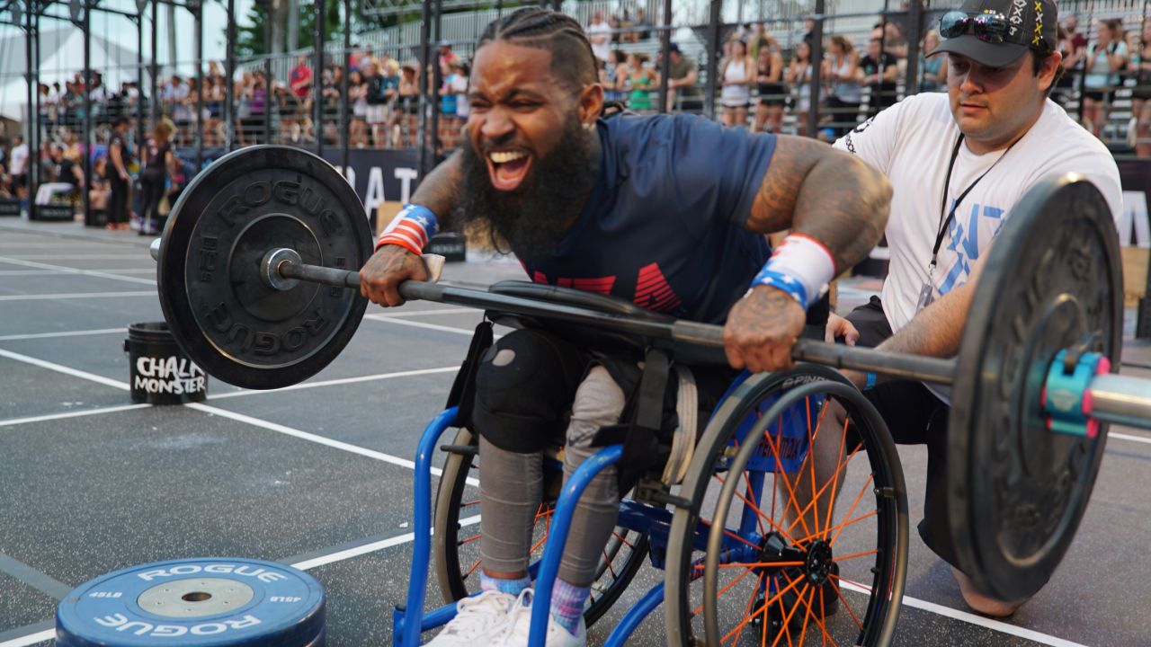 Wesley Hamilton competes in the 2018 Wodapalooza Fitness Festival.