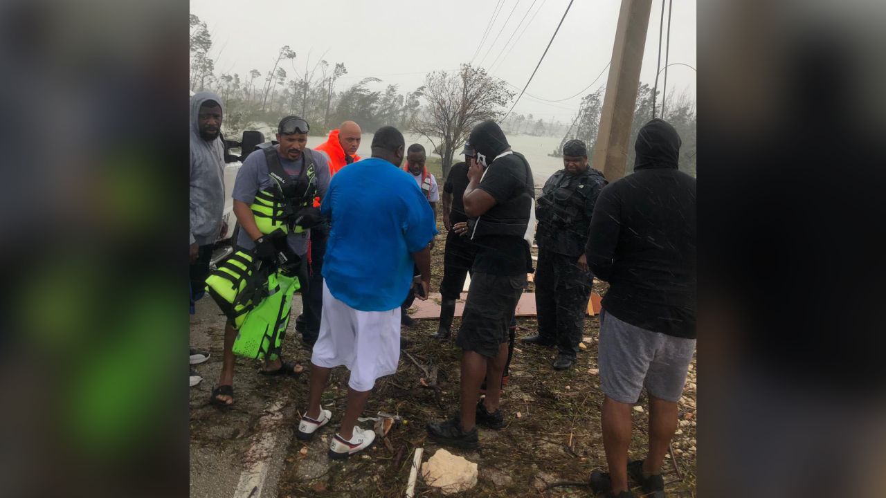 Strong winds, choppy waters and debris made the rescue missions difficult.