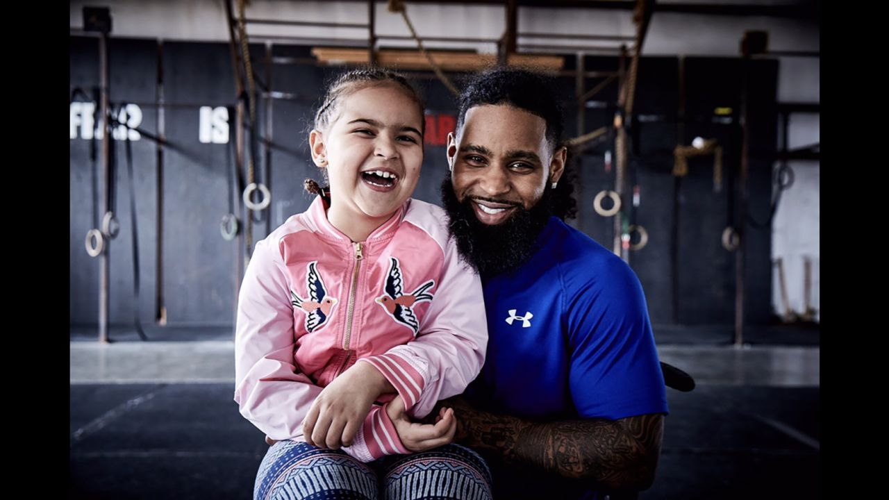 Wesley Hamilton poses with his daughter, Nevaeh.