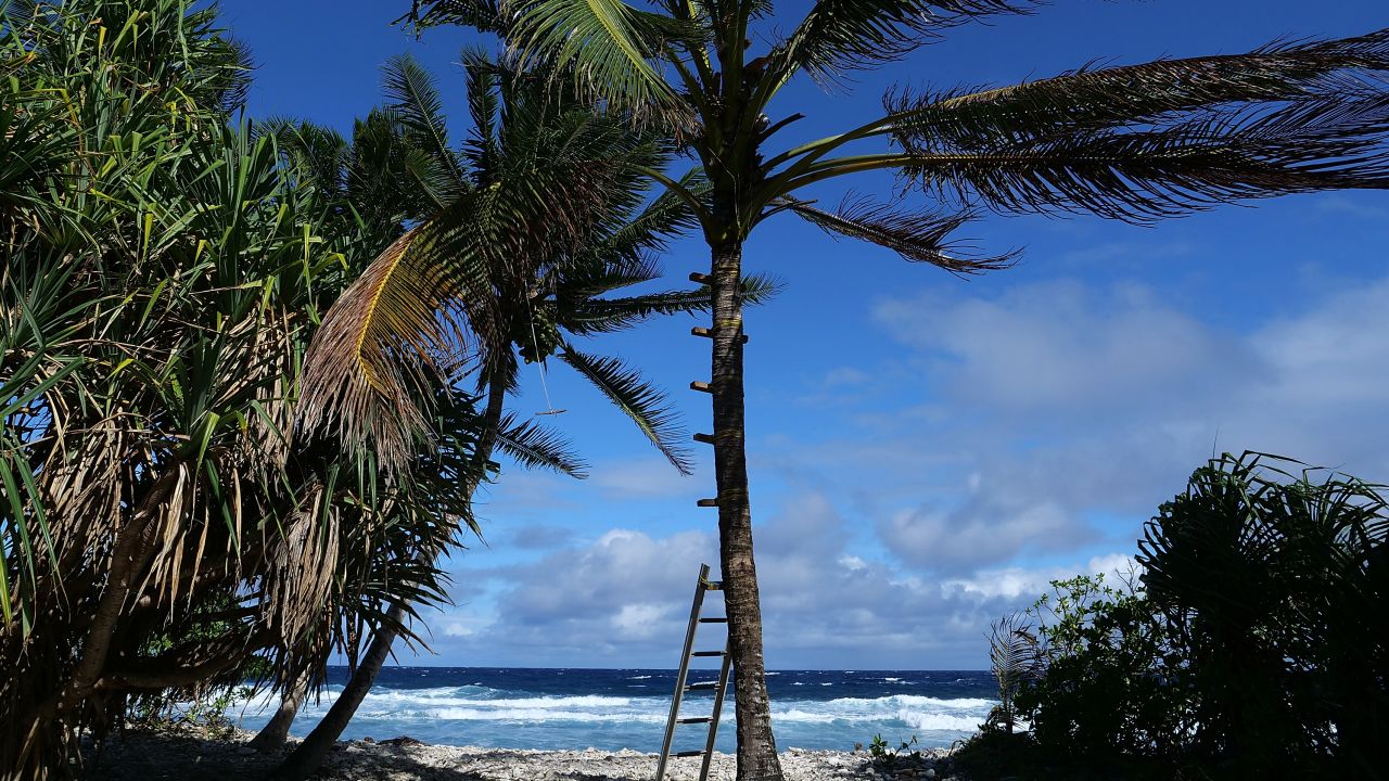 The Pacific nation of Tuvalu faces the very real risk of sinking under the waves due to climate change.