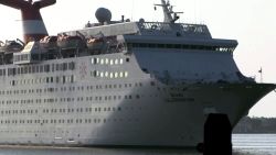 cruise ship bahamas hurricane dorian evacuees arrives flores sot nr vpx_00000224