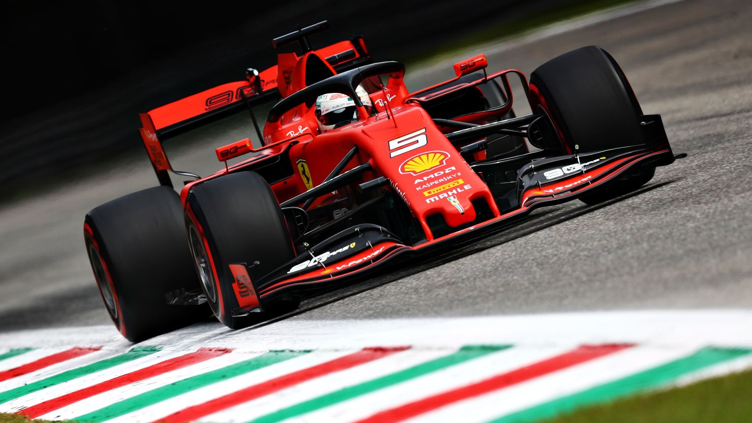Sebastian Vettel was fastest during the final F1 practice session in Monza. 