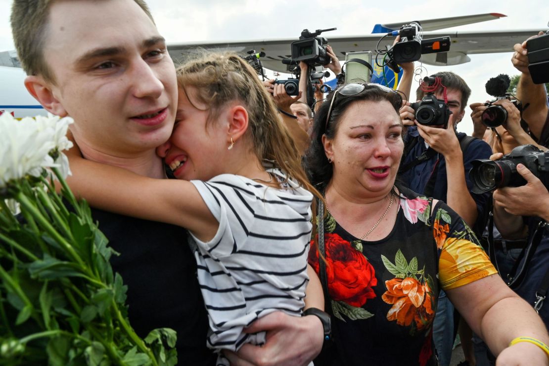 Ukraine's President Volodymyr Zelensky hailed the prisoner exchange as the first step towards ending the war in Ukraine's east and returning territory annexed by Moscow.