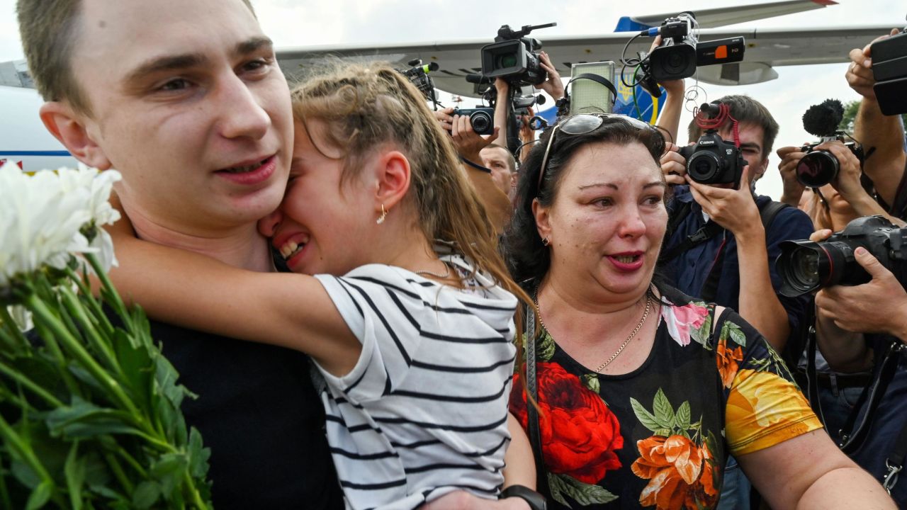 Ukraine's President Volodymyr Zelensky hailed the prisoner exchange as the first step towards ending the war in Ukraine's east and returning territory annexed by Moscow.