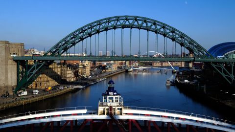 The Great North 5K takes place yearly on the Quayside along the River Tyne, pictured. 