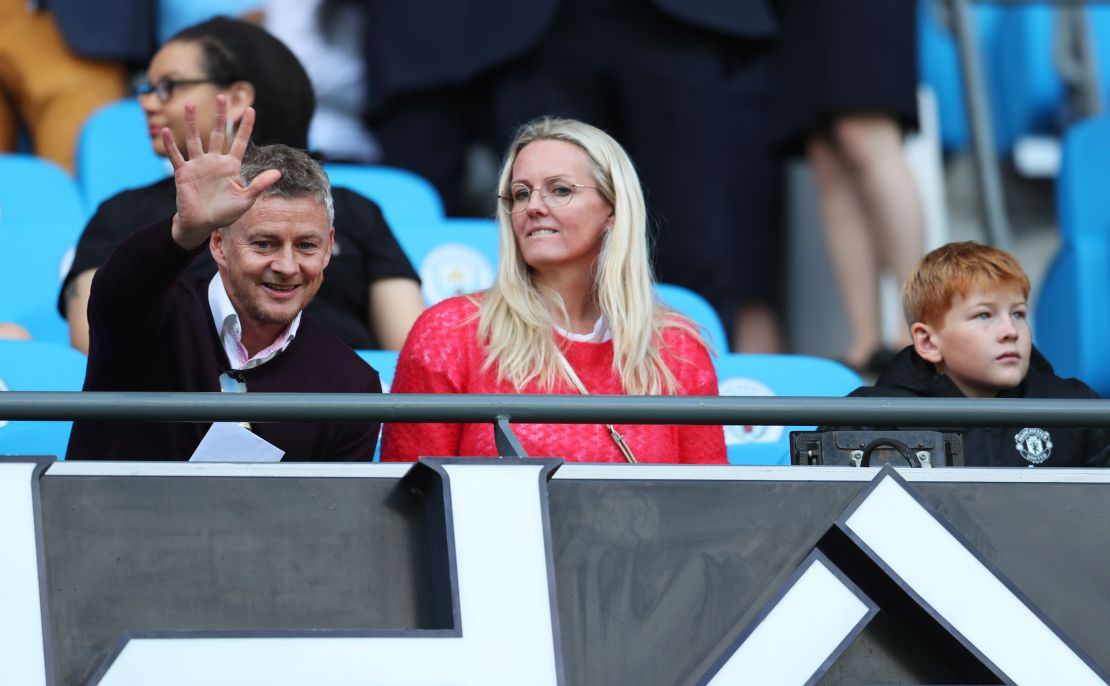 Manchester United men's manager Ole Gunnar Solskjaer was in attendance.
