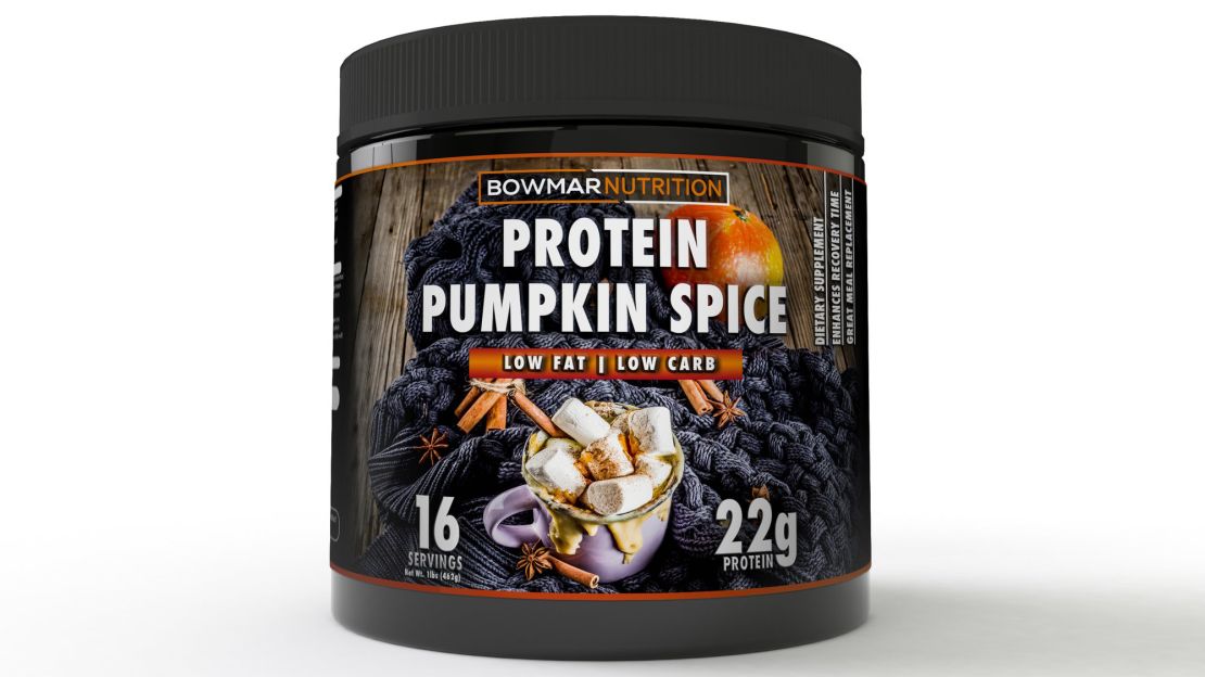 07 pumpkin spice items protein powder