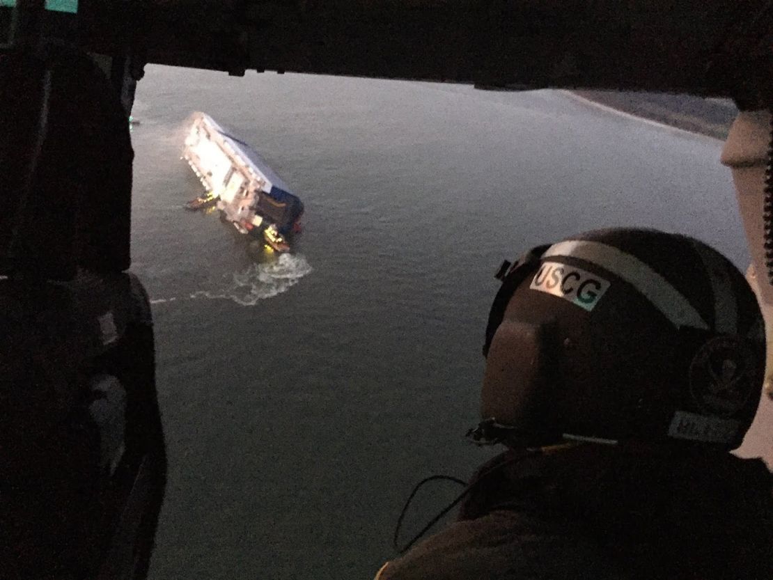 Coast Guard crews and port partners respond to a disabled cargo vessel.