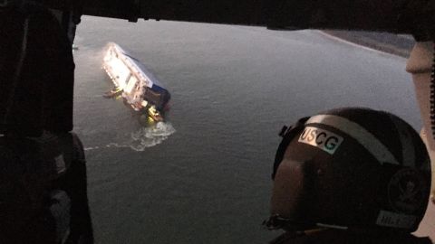 Coast Guard crews and port partners respond to a disabled cargo vessel.