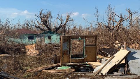 In some towns in the east of Grand Bahama Island, residents say the majority of homes were destroyed. Many people are still looking for relatives taken by the storm.