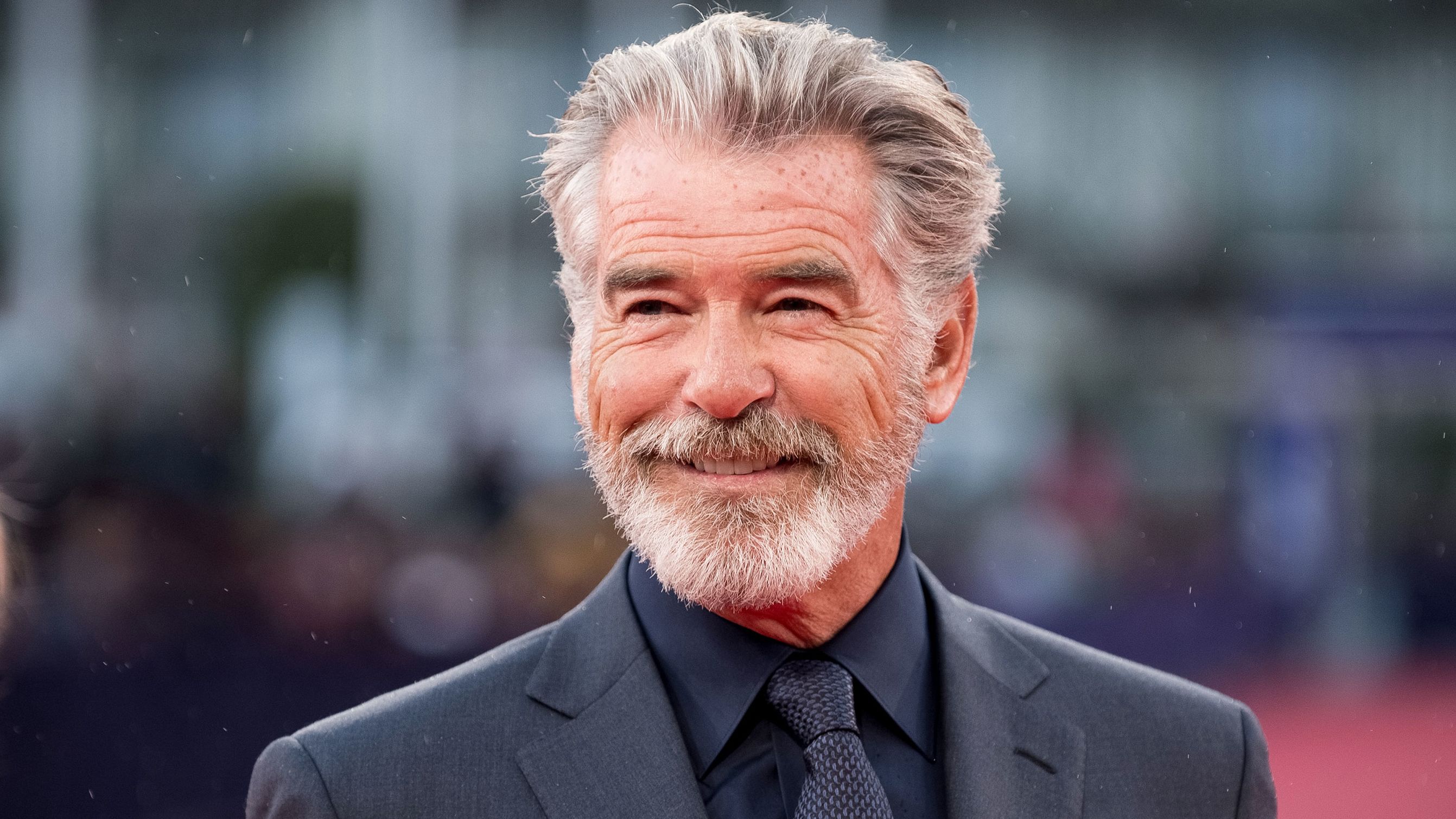 Pierce Brosnan arrives at the Opening Ceremony during the 45th Deauville American Film Festival  on September 06, 2019 in Deauville, France.