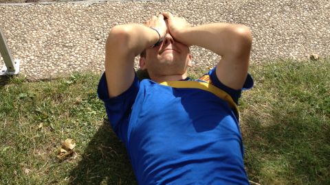 Matt Frazier completed a 100 mille ultramarathon in 2013.