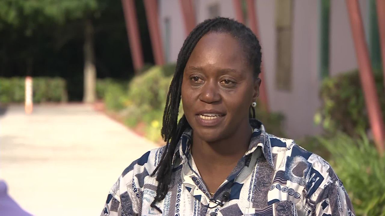 Natasha Harvey spoke to CNN's Rosa Flores about Hurricane Dorian and its aftermath.