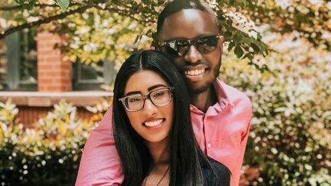 Ashley Ramkishun and Samuel Sarfo