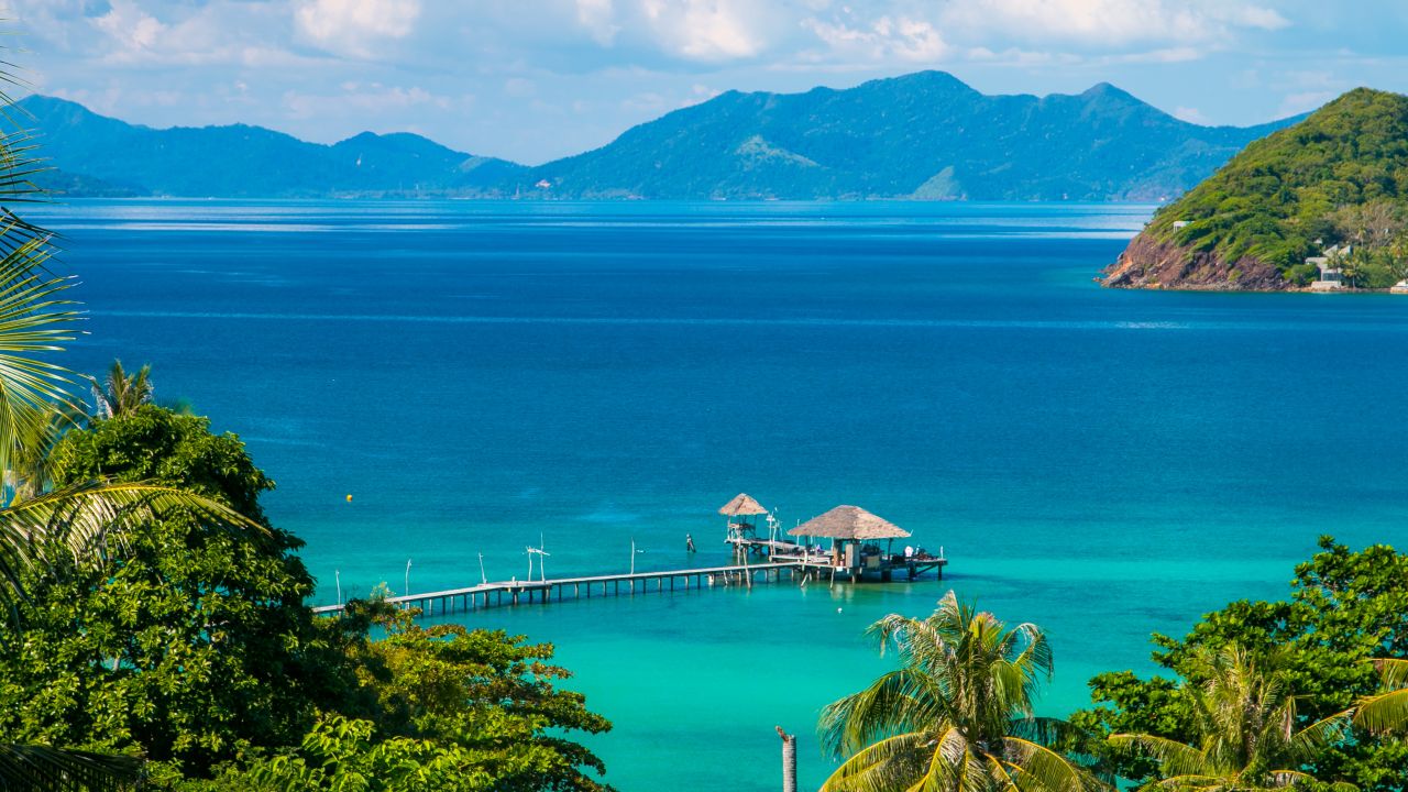 Koh Mak sits near Koh Chang in the eastern Gulf of Thailand. 