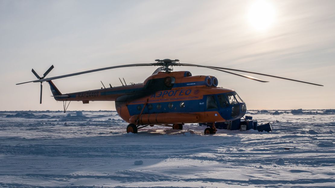 Guests are flown in from Svalbard, which is halfway between Norway and the North Pole.