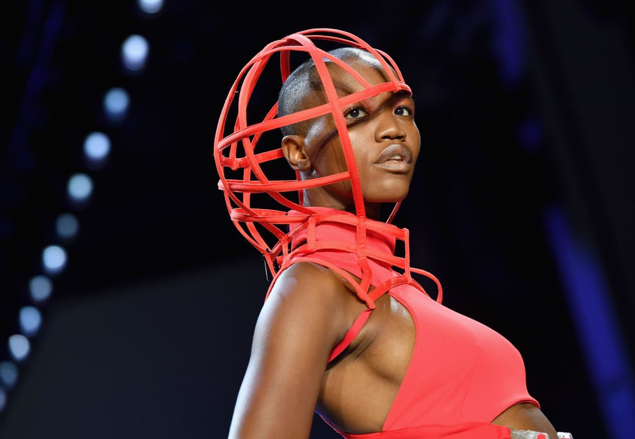 A model walks the runway for Chromat during New York Fashion Week on September 7, 2019 in New York City. 