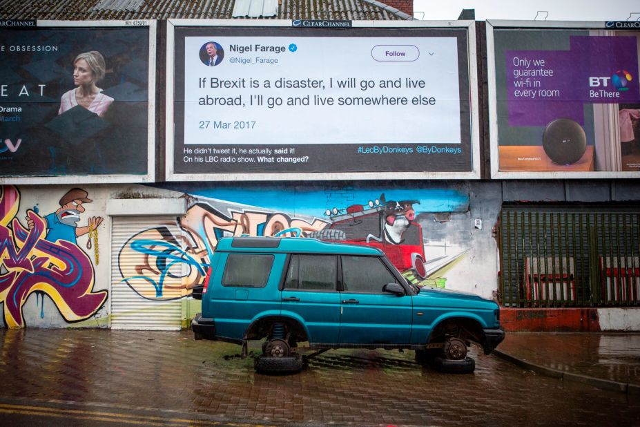 Led By Donkeys was a billboard campaign targeting Brexit in the UK. "Probably more than anything this year, in British design, politics and campaigning has been just so much on the forefront. I think we forget that our lives didn't use to be dominated by this sort of binary positions, for and against one topic."