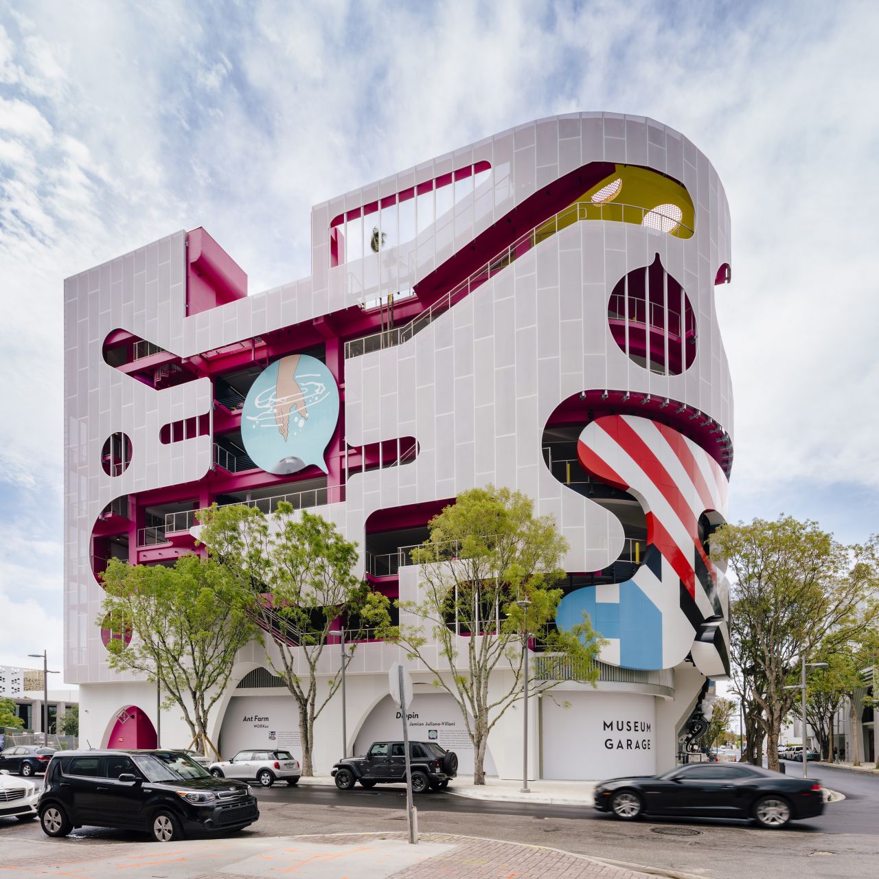 The Miami College Garage, a multi-story car park in Miami's design district, is among the Architecture nominees.