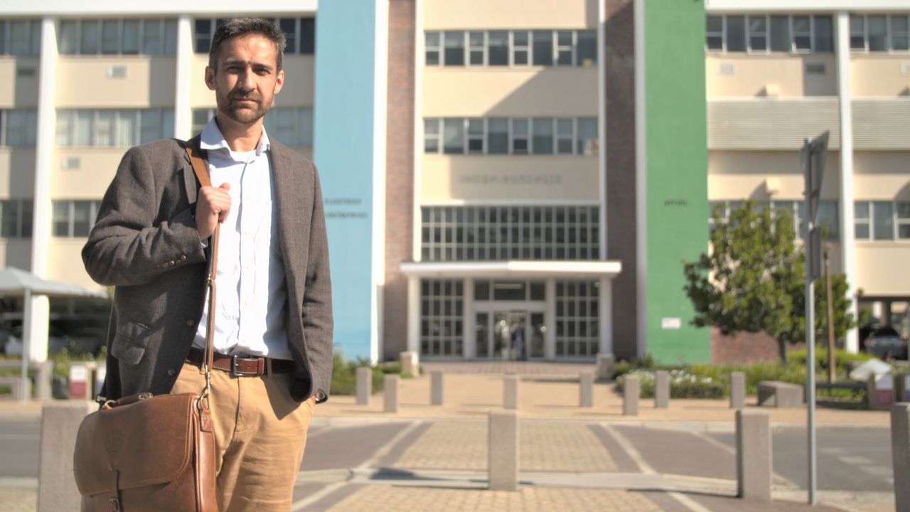 Professor Thinus Booysen came up with the water meter with his team at start-up BridgIot (Bridging the Internet of Things).