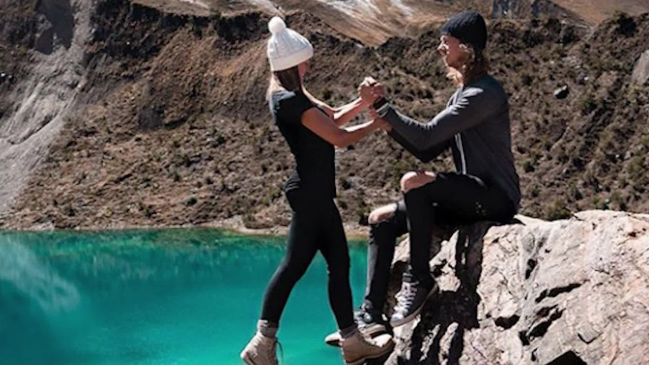 Travel influencer couple defends photos