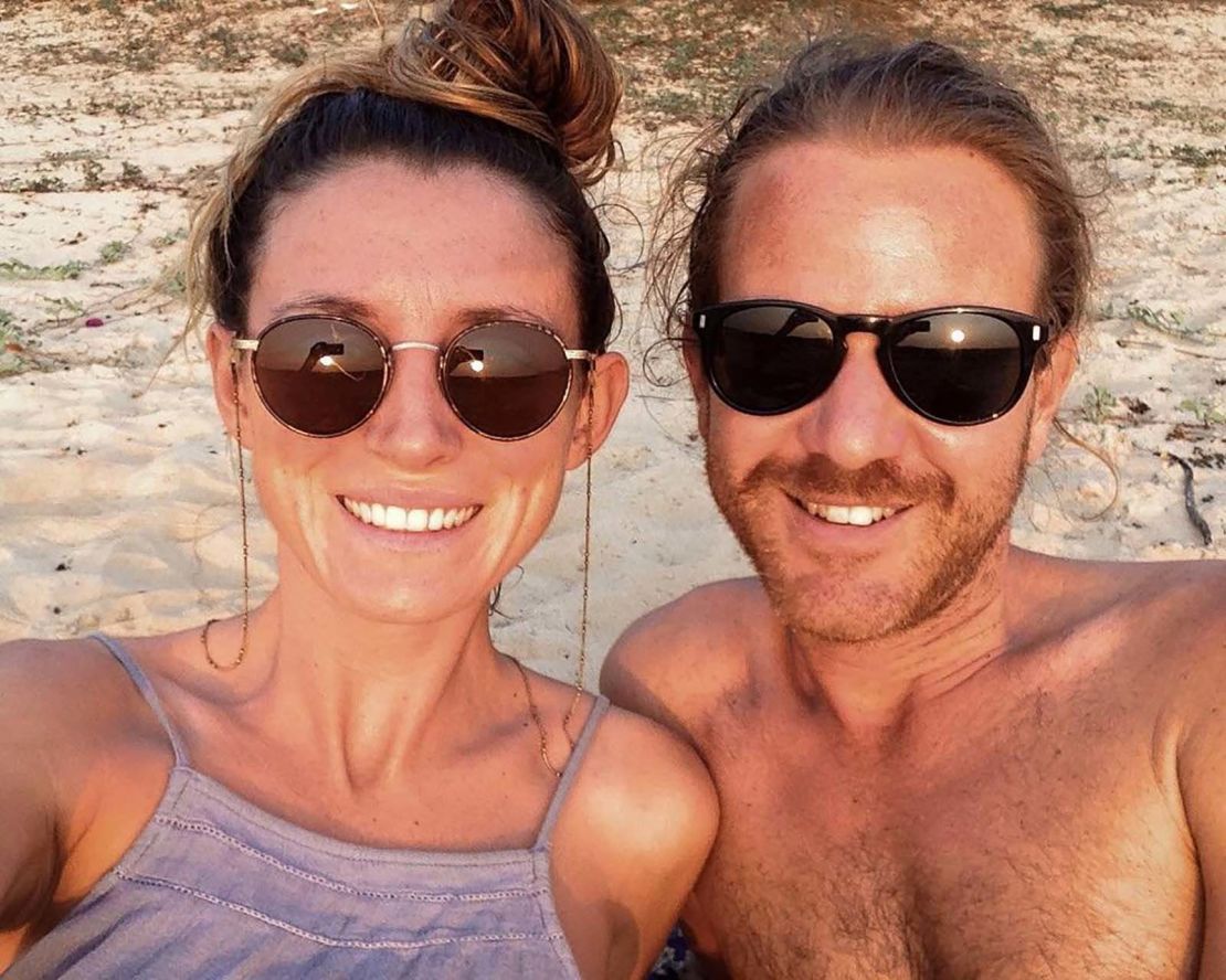 Jolie King and Mark Firkin in India, in a photo posted on Instagram on December 29, 2018.