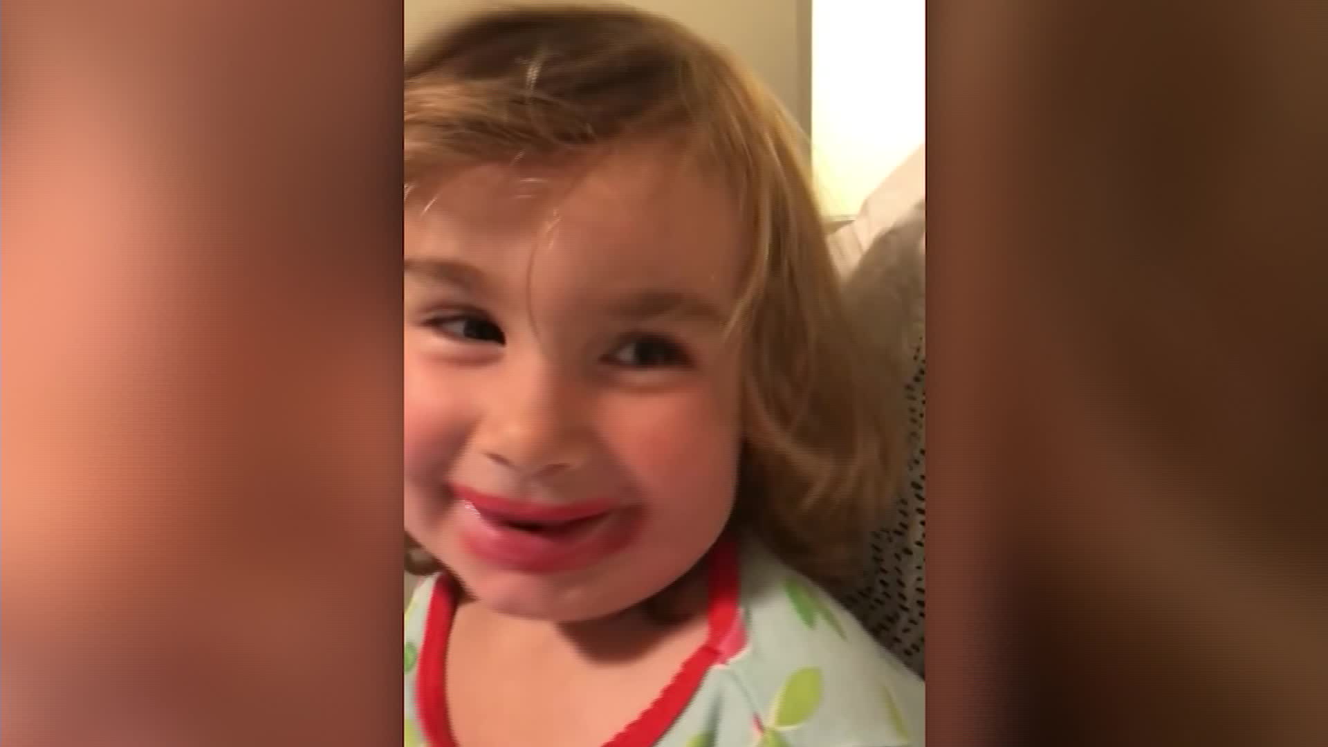 Father Sleeping With Enoseint Dother Hd Porn - Little girl tells dad she put on 'yip ick' in viral video | CNN